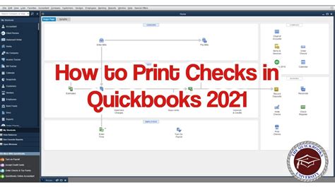 How To Print Checks In Quickbooks 2021 Youtube