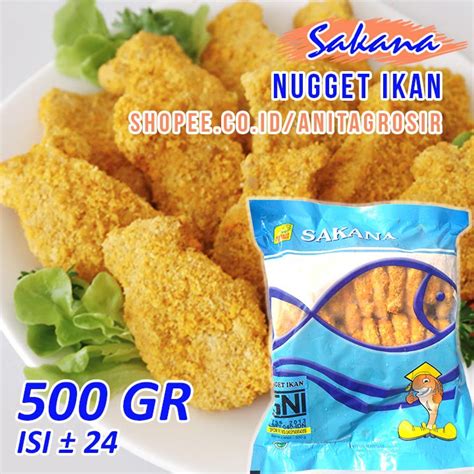 Jual Sakana Nugget Ikan Gr Naget Nuget Sakana Food Halal Tanpa