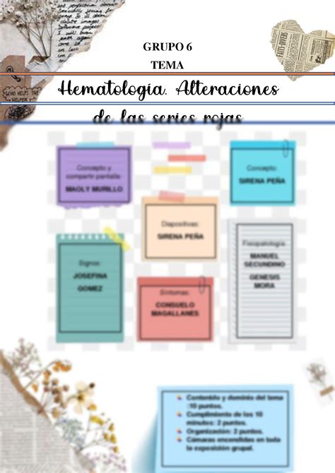 Solution Hematologia Alteraciones De Las Series Rojas Studypool