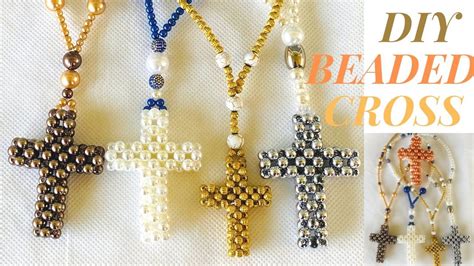 How To Make A Beaded Cross3d Beaded Crosshow To Make Victorian Cross