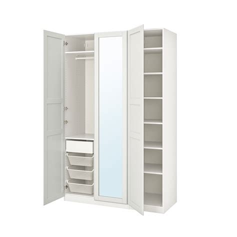 Paxtyssedal Wardrobe Combination Whitemirror Glass 150x60x236 Cm Ikea Eesti