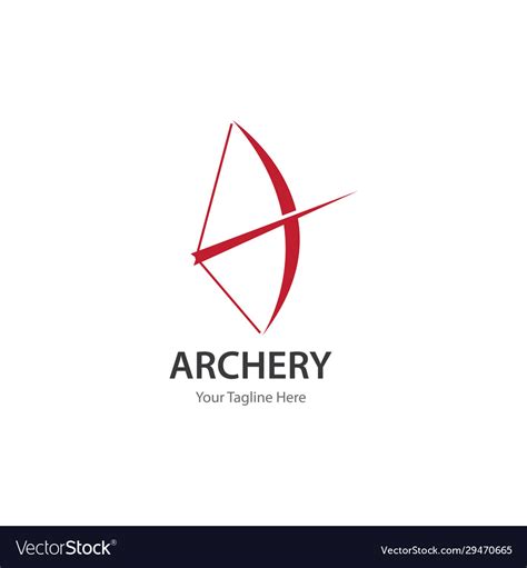 Archery logo Royalty Free Vector Image - VectorStock