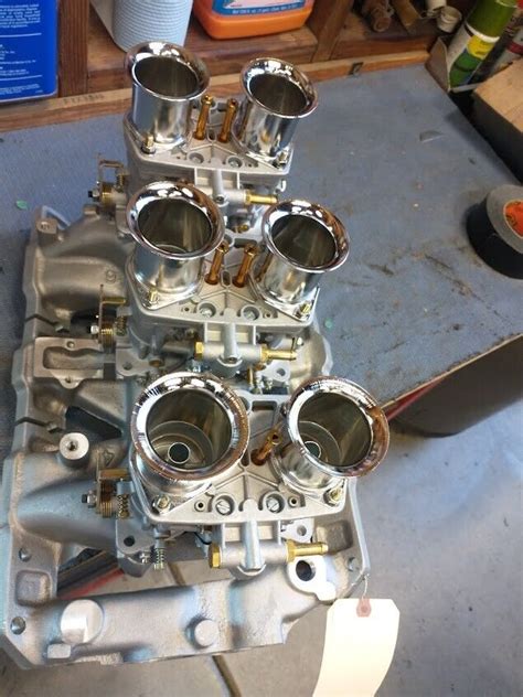 Pontiac Gto Tri Power Intake Manifold With Weber Type Carburetors