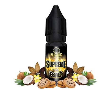 E Liquide Supreme Esalt Sel De Nicotine Eliquid France Tabac Gourmand