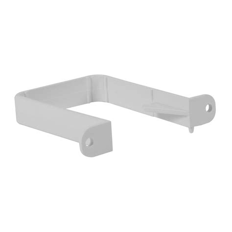 Mm Square Downpipe Clip White Toolstation