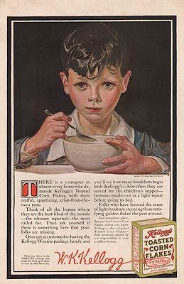 Orig Vintage Kellogg S Corn Flakes Ad Par Leyendecker Illust J