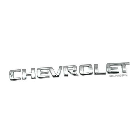 Chevy Black Emblem Size 20.5x7.8