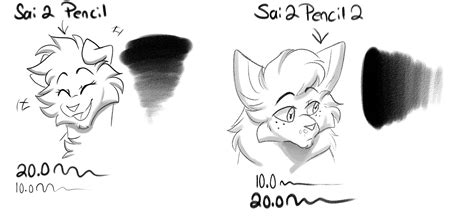 Csp Sai2 Pencil Brushes By Bloodcatqueen On Deviantart