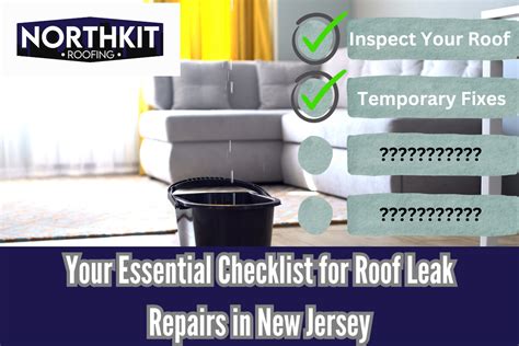 Your Essential Checklist For Roof Leak Repairs In New Jersey