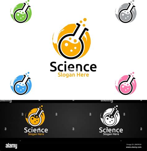 Science and Research Lab Logo for Microbiology, Biotechnology ...