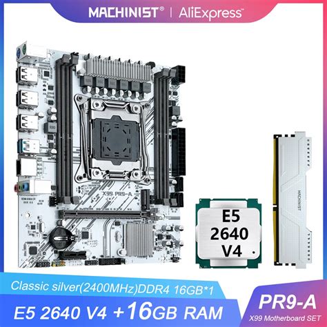 MACHINIST PR9 A X99 Motherboard LGA 2011 3 Xeon Intel CPU E5 2640 V4