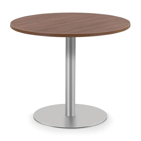 Round Office Meeting Table With Disc Base Kotani Home And Office Furniture