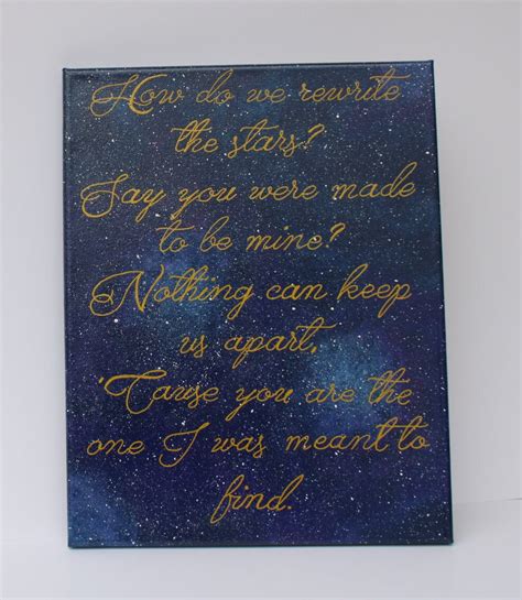 The Greatest Showman rewrite the Stars Canvas /galaxy Wall - Etsy