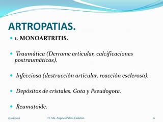 Artropatias Ppt