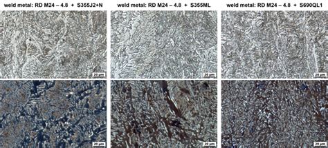 Weld Metal Microstructure Of Stud Welded Joints On Different Steels