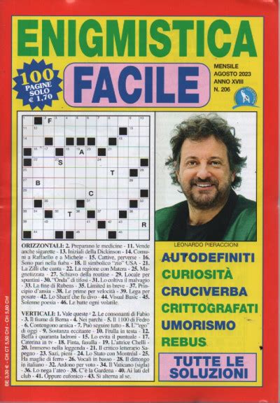 Enigmistica Facile N Mensile Agosto Pagine