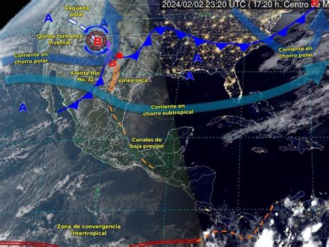 El Clima En México Frente Frío 32 Acajete Noticias