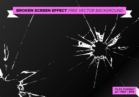 Broken Screen Effect Free Vector Background 108501 Vector Art at Vecteezy