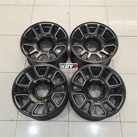 Jual VELG SEKEN SWAMPERS HSR RING 18X9 PNP PAJERO FORTUNER STRADA