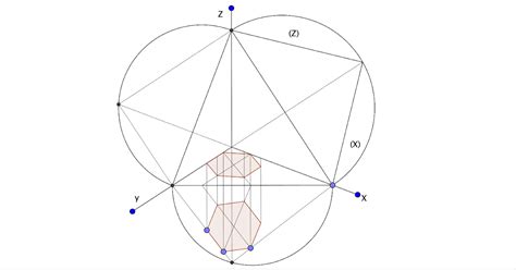 Dibujo en Daganzo de Arriba Prisma hexagonal en sistema Axonométrico