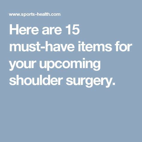 Bone Spur Shoulder Surgery Recovery Exercises - Exercise Poster