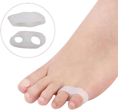 10pcs Gel Little Toe Buddytoe Corrector Toe Straightener