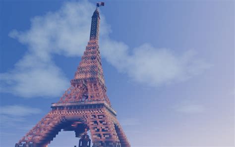 Eiffel Tower Schematic Minecraft