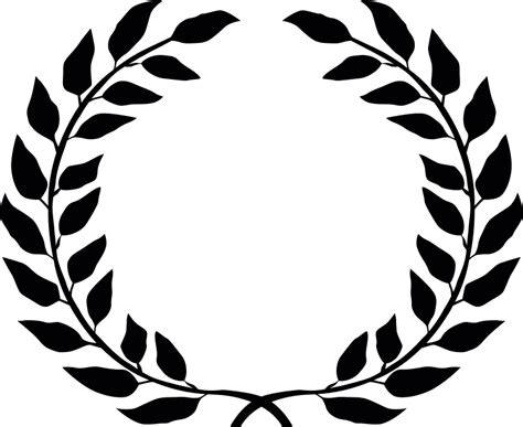 Laurel Wreath Victory Icon T Shirt Tenstickers