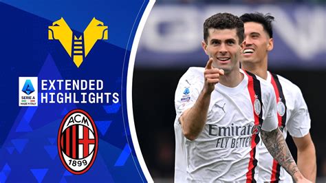 Hellas Verona Vs Ac Milan Extended Highlights Serie A Cbs Sports