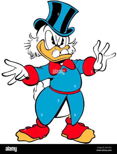 Uncle Scrooge Mcduck Richest Duck In The World Illustration Cartoon