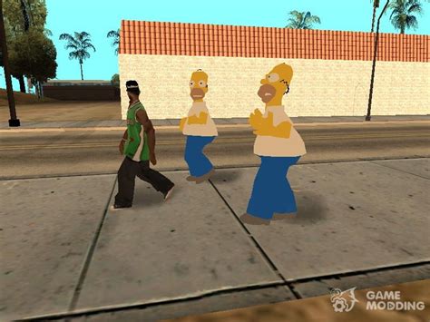 Homer Simpson For Gta San Andreas