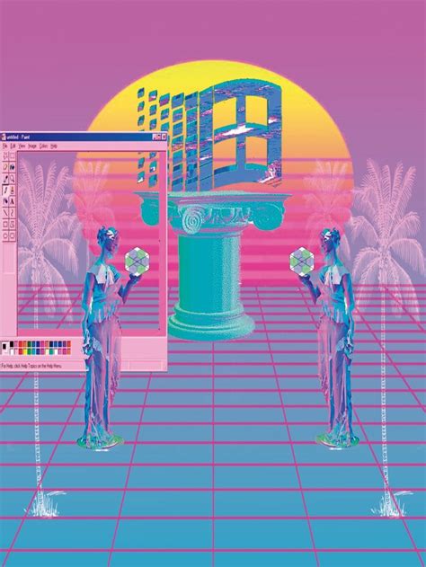 𝗔𝗘𝗦𝗧𝗛𝗘𝗧𝗜𝗖𝗦 Vaporwave Anime Drawing Books Vaporwave Aesthetic