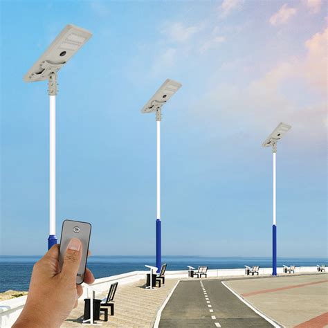 Outdoor Solar Street Light Aluminum All In One Waterproof Outdoor Ip