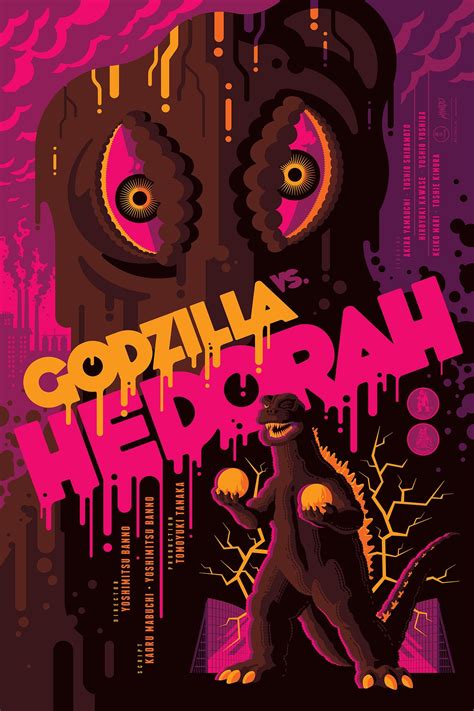 Godzilla vs. Hedorah Poster – Mondo