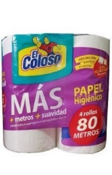 El Cacique Papel Hig X4u 80mts Blanco Coloso