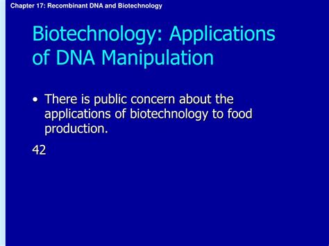 Ppt Chapter 17 Recombinant Dna And Biotechnology Powerpoint