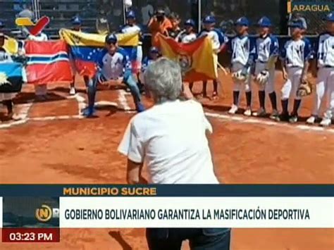 Aragua Alcaldía del municipio Sucre reinaugura estadio de béisbol