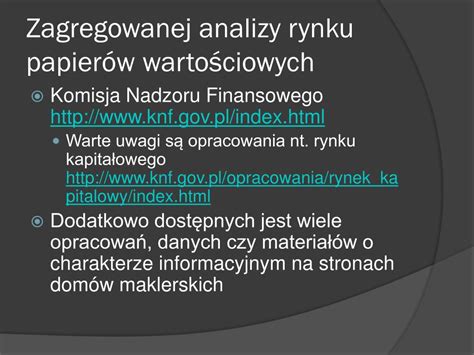 PPT Zarządzanie portfelem inwestycyjnym PowerPoint Presentation free