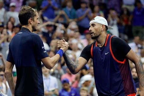 Kyrgios Stuns Medvedev At US Open Gauff Advances ABS CBN News