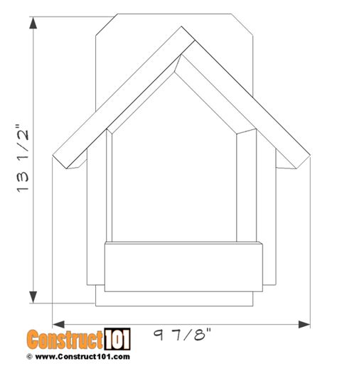 Cardinal Birdhouse Plans Free Printable