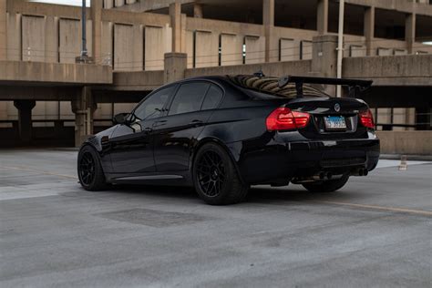 Bmw E90 Sedan M3 With 18 Arc 8 In Satin Black On Bmw E90 E92 E93 Apex Album