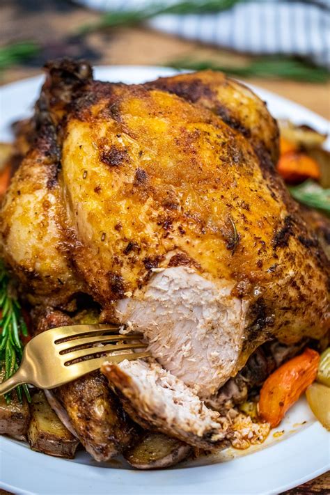 Juicy Crockpot Whole Chicken With Stuffing Video Sweet And Savory Meals