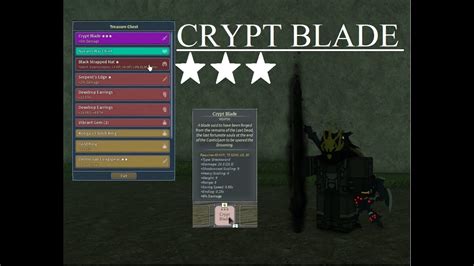 Finding A 3 Star Dmg Crypt Blade Deepwoken Youtube