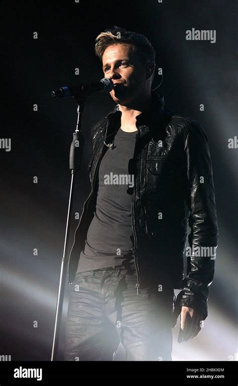 Nicky Byrne Of Westlife Performing During Capital Fms Jingle Bell Ball