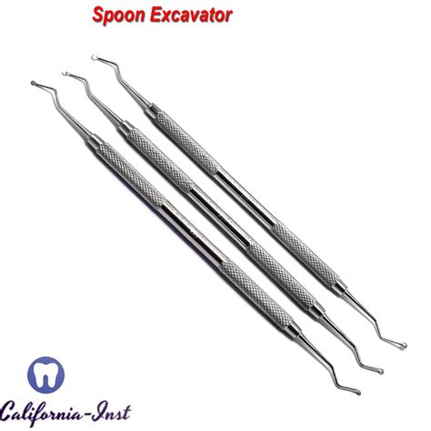 Dental Excavator Set Of Composite Restorative Spoon Instruments