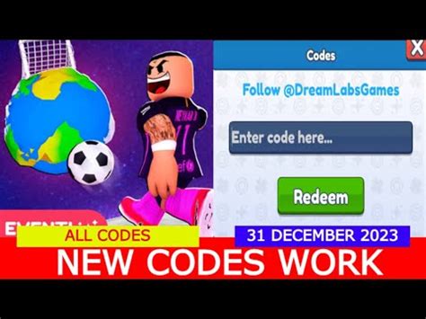 NEW UPDATE CODES Goal Kick Simulator ROBLOX ALL CODES