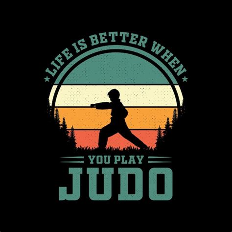 Premium Vector Judo T Shirt Design Judo Vintage T Shirt Design