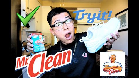 How To Clean Your White Shoes With Mrcleans Magic Eraser 100