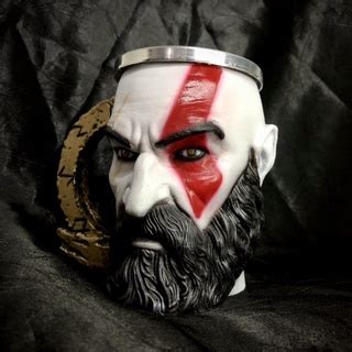 Caneca Copo Kratos God Of War 3d Resina Shopee Brasil