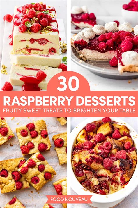 30 Raspberry Dessert Recipes And Treats To Brighten Your Table Food Nouveau